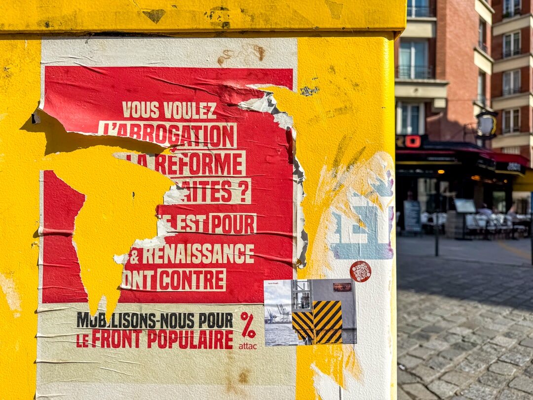 retro french poster