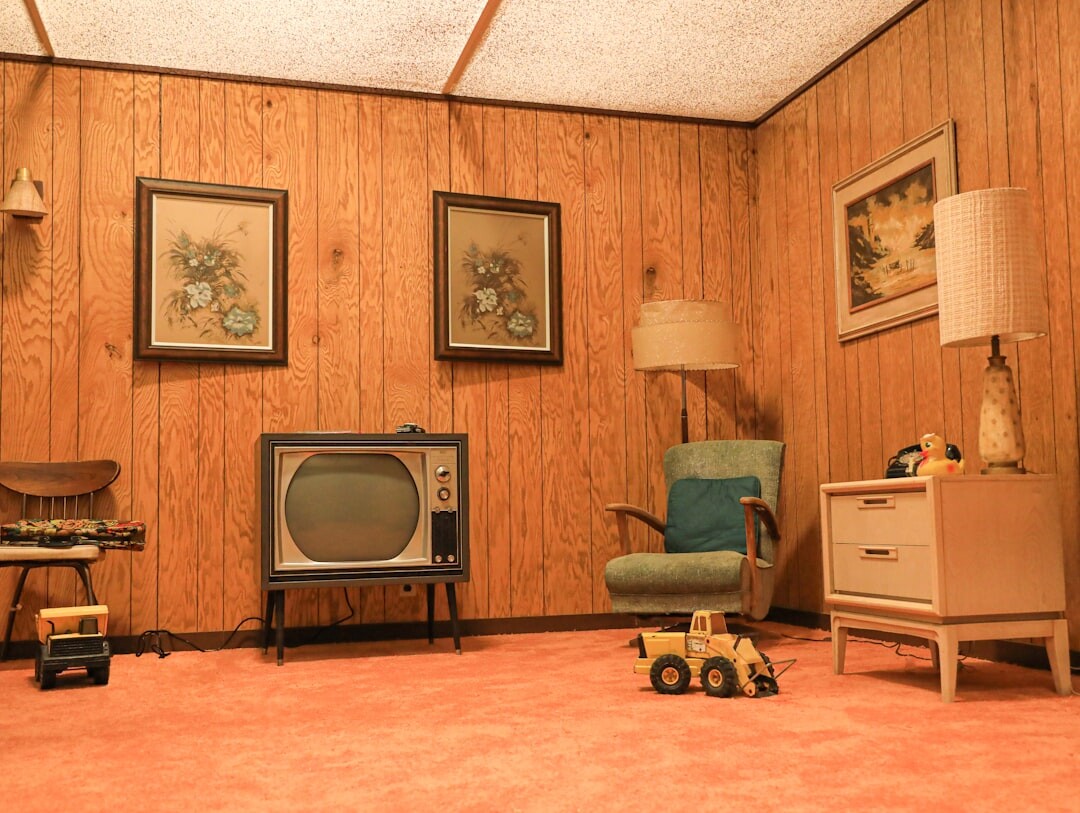 retro tv ad studio